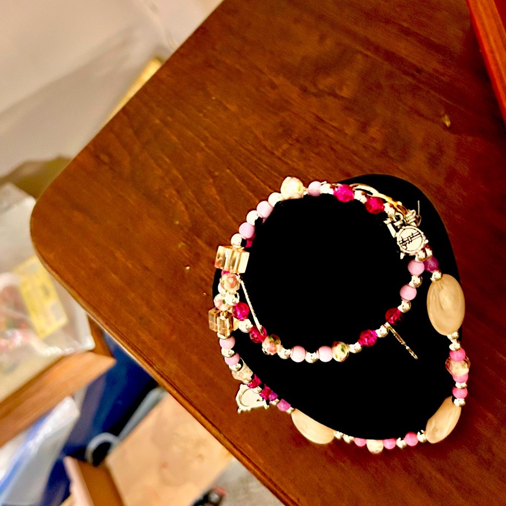 Handmade Musical themed luxury beaded necklace waccents